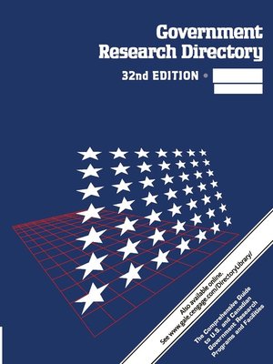 cover image of Government Research Directory